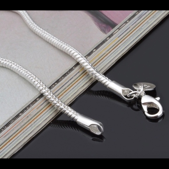 ⭐️1 left ⭐️925 STAMPED STERLING SILVER BRACELET - Picture 7 of 8